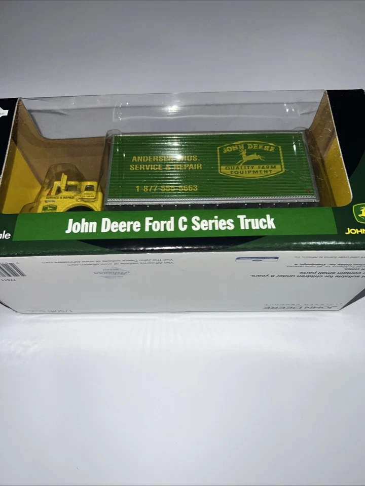 2005 Athearn 77611 1:50 Scale Diecast John Deere Ford C Series Repair Truck U277 - Image 2 of 4