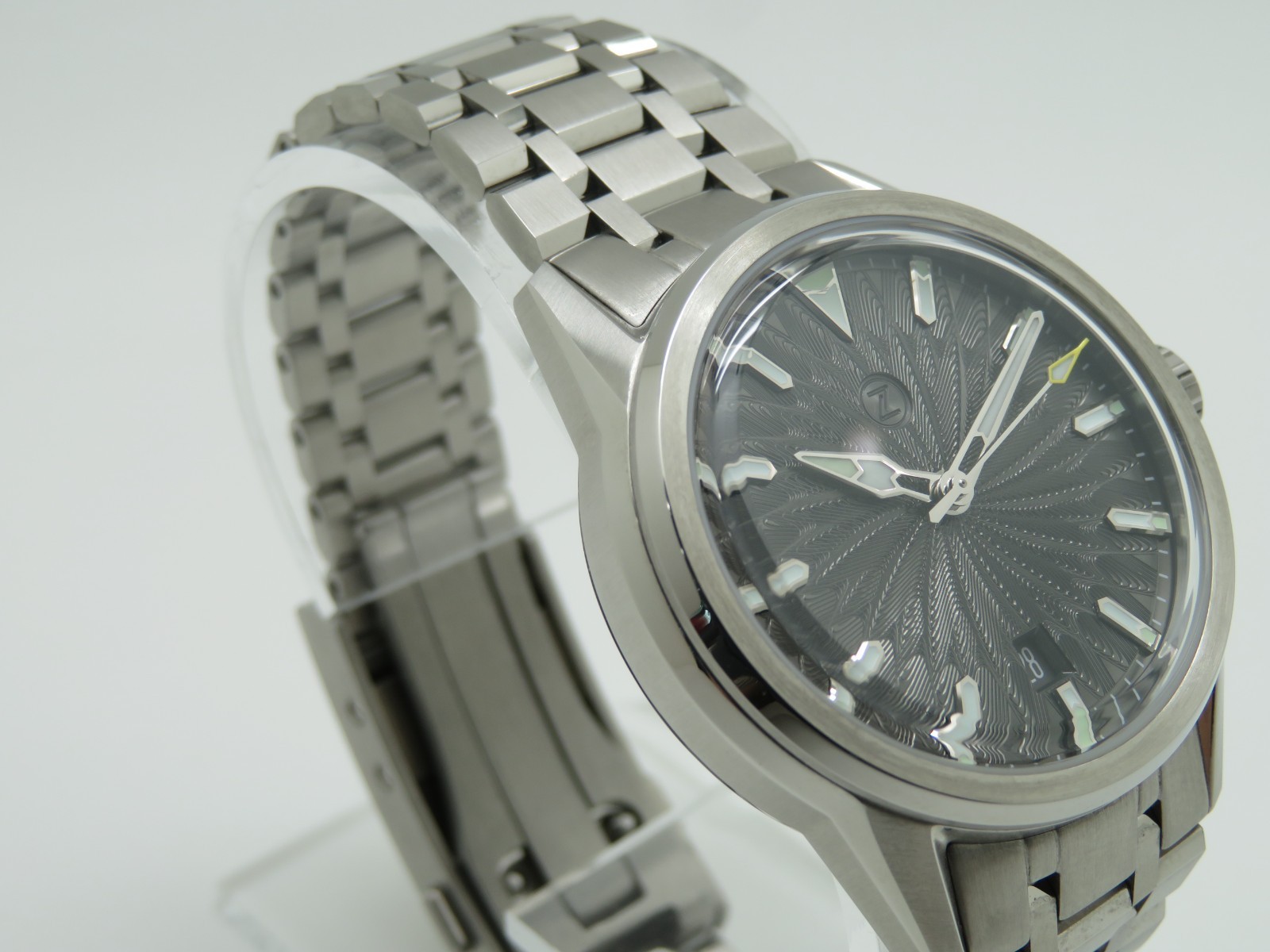 2025 Zelos Helica Men's 39mm Stainelss Steel Automatic Wristwatch w/Full Set image 6