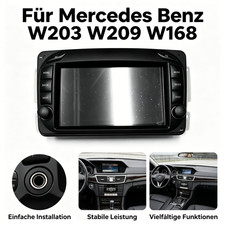 Bluetooth Touchscreen Autoradio CarPlay Auto F&uuml;r Mercedes Benz W203 W209 W168