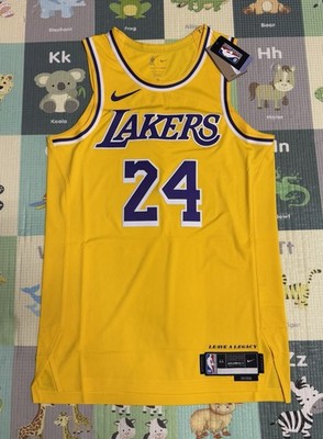 Nike LA Lakers Kobe Bryant Authentic Elite Jersey Mens Sz 44 Med