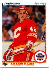 1990-91 Upper Deck - All-Rookie Team Sergei Makarov #336 (RC)