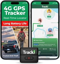 Tracki 4G LTE GPS Tracker Vehicle Magnetic