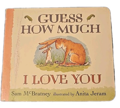 Guess How Much I Love You McBratney Bunny Rabbit Hardcover Book Baby Vintage 
