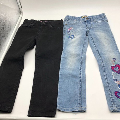 Girls 5T Pants BUNDLE Jeans Leggings Chinos H&M Levis Old Navy Mudd Mixed - Picture 8 of 9