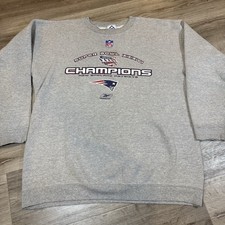 Vintage New England Patriots 2005 Super Bowl XXXVI Champions Sweatshirt Mens L