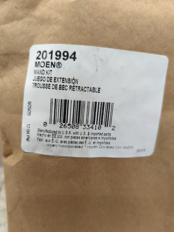 201994 Moen 手杖套件 - 铬 - 全新 — 第 2/2 张图片