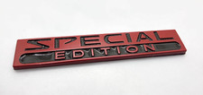 3D Special Edition Metall Aufkleber KFZ Auto Emblem Logo Rot Schwarz Tuning