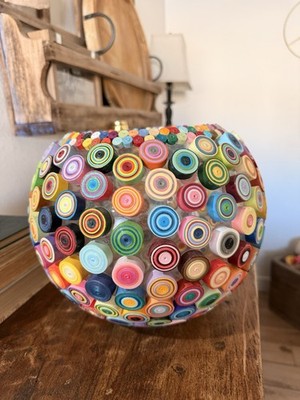 Hand Crafted Quilled Paper Bowl