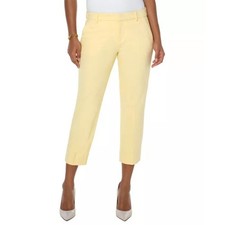 Liverpool Kelsey Knit Trouser Pants Stretch Career Wear Butter Yellow 0 NWT