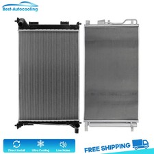 Aluminum Radiator And A/C Condenser For 2020-2021 Kia Sportage SXL Sport 2.4L l4