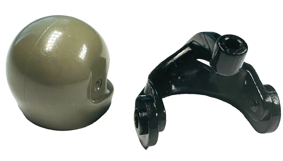 LEGO Castle Knight 1 Minifigure Black Visor and Dark Gray Helmet x126 2446 D415 - Image 4 of 4