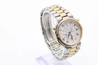 A Vintage Gents Seiko 7T32 Chronograph Bi-Metal Working Quartz Wristwatch