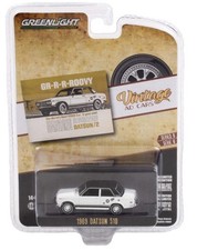 Greenlight 1:64 39090-A Vintage Ad Cars Series 6 - 1969 Datsun 510 GR-R-R-ROOVY