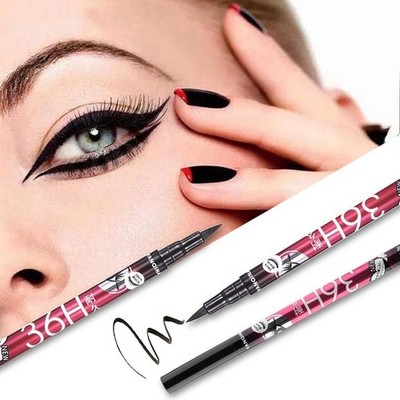 Schwarzer 36H flüssiger Eyeliner wasserfester langlebiger Eyeliner Stift bis zu 25% RABATT