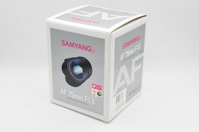 15445E New Samyang AF 75mm F1.8 FE SONY E Sony Samyang Lens | eBay