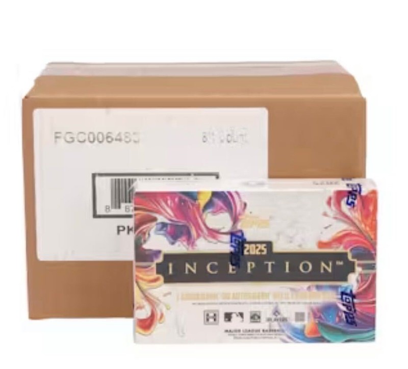 2025 TOPPS INCEPTION BASEBALL FACTORY SEALED 8 BOX HOBBY CASE MLB