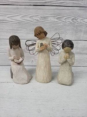 Willow Tree Figuren Konvolut X3 Engel des Gebets & Heilung & Weisheit Susan Lodri.PD