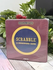 Scrabble Nostalgia Edition 1948 Tin Classic Crossword Board Game NEW Sealed