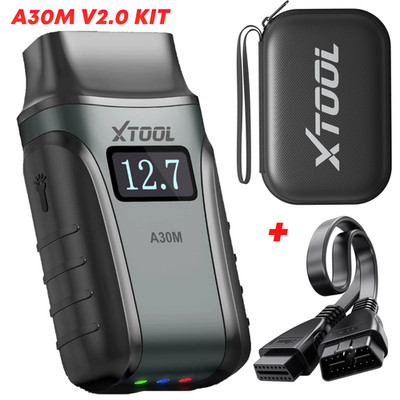 XTOOL A30M V2.0 Kit Wireless All System Car OBD2 Scanner Diagnostic Tool FCA