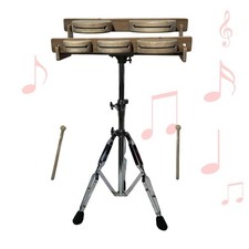 Wood Percussion Block for Beginner Music Toy Five Tone Blocks with Stand