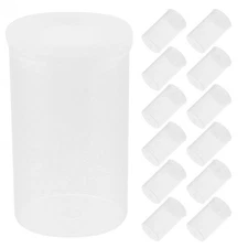  50 Pcs Plastic Jars Empty Reel Containers Fishing Lures Organizer