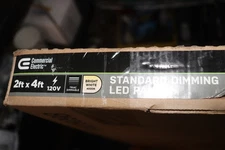 Commercial Electric LED Flat Panel Standard Dimming 4500Lm 4000K 2-ft x 4-ft