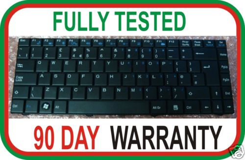 TESTED ADVENT ROMA 2001 LAPTOP KEYBOARD UK - Picture 1 of 1