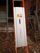Ladderguard Rigid Aluminium Ladder Guard, Sign, Handle, SS Padlock Locking Plate