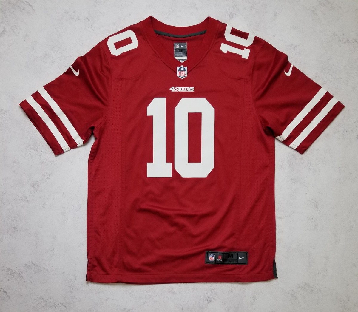 Nike #10 Jimmy Garoppolo San Francisco 49ers Player Game NFL