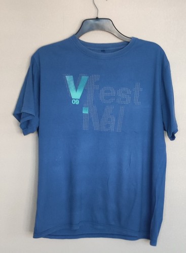 V Festival 2009 T Shirt X Large used Oasis final Gig before split
