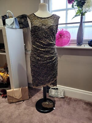 Lipsy Black & Gold Party Dress | eBay UK Lipsy Black & Gold Party Dress | eBay UK