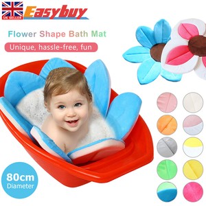 Details About Cute Soft Blooming Flower Shaped Baby Sink Bath Cushion Baby Bath Mat Flower Tub