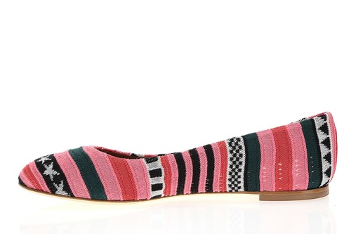 Damen-Ballerinas Missoni Sternstreifen Rosa Größe 38 M - Bild 5 von 6