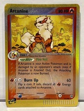 2003 Pokemon TCG EX Sandstorm Arcanine 15/100 Reverse Holo