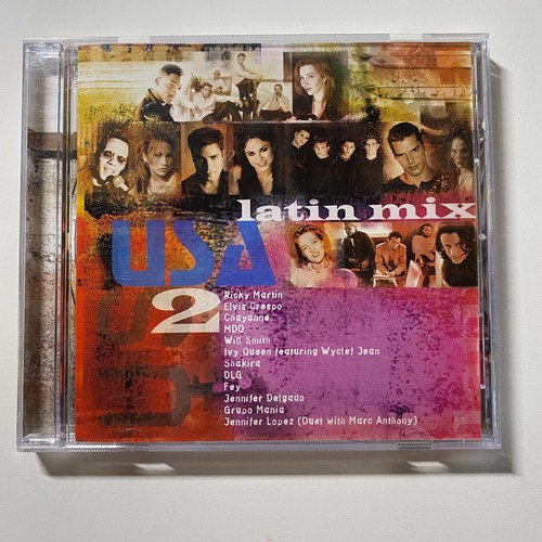 Latin Mix USA 2 Ricky Martin, JLow, Will Smith, MDO Shakira CD Free Shipping  - Bild 1 von 4