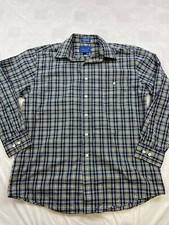 Vintage TownCraft Mens Shirt Plaid Button Down Long Sleeve Size Adult Medium