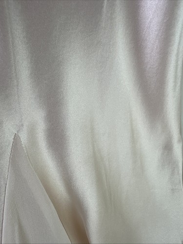 John Lewis Pure SILK Champagne Size 18 UK USA SIZE 12 Nightgown - Picture 7 of 24