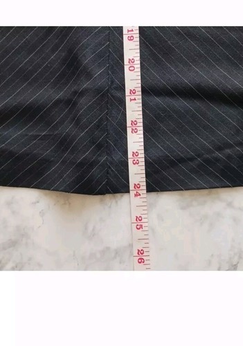 United Colors of Benetton Pin Stripe black minidress Y2K Size Xs, (Size 38 ) - Picture 6 of 10