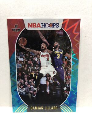 2020-21 Hoops Teal Explosion #101 Damian Lillard