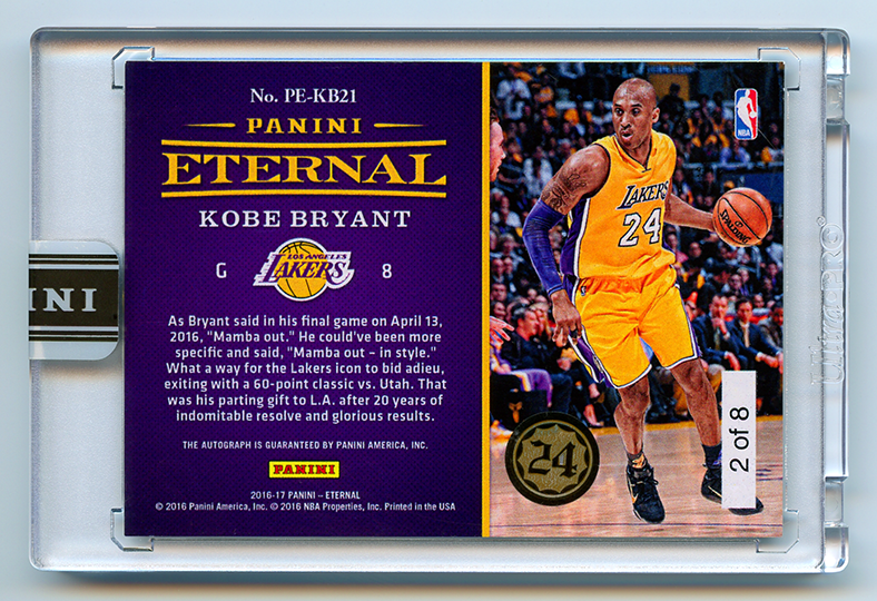 2016-17 PANINI ETERNAL THE ONLY 