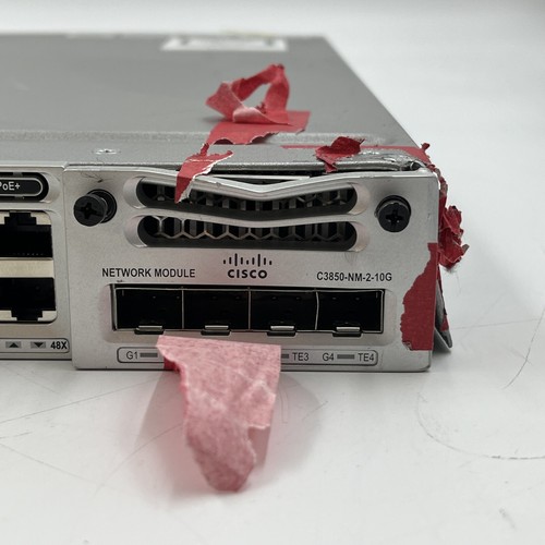 Cisco WS-C3850-48F-L - 48 Ports PoE - Fully Managed Ethernet Switch. For Parts - Picture 11 of 11