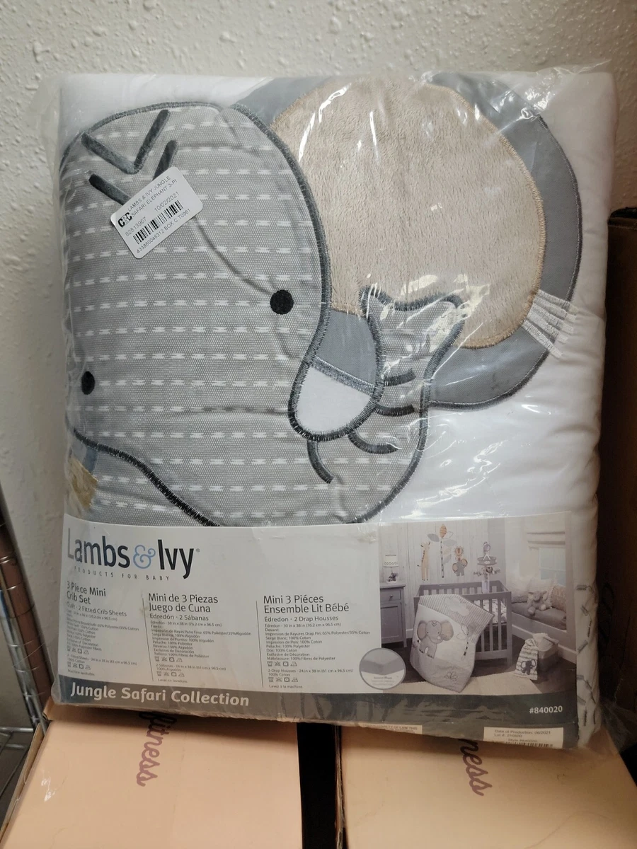 Lambs and ivy top mini crib bedding