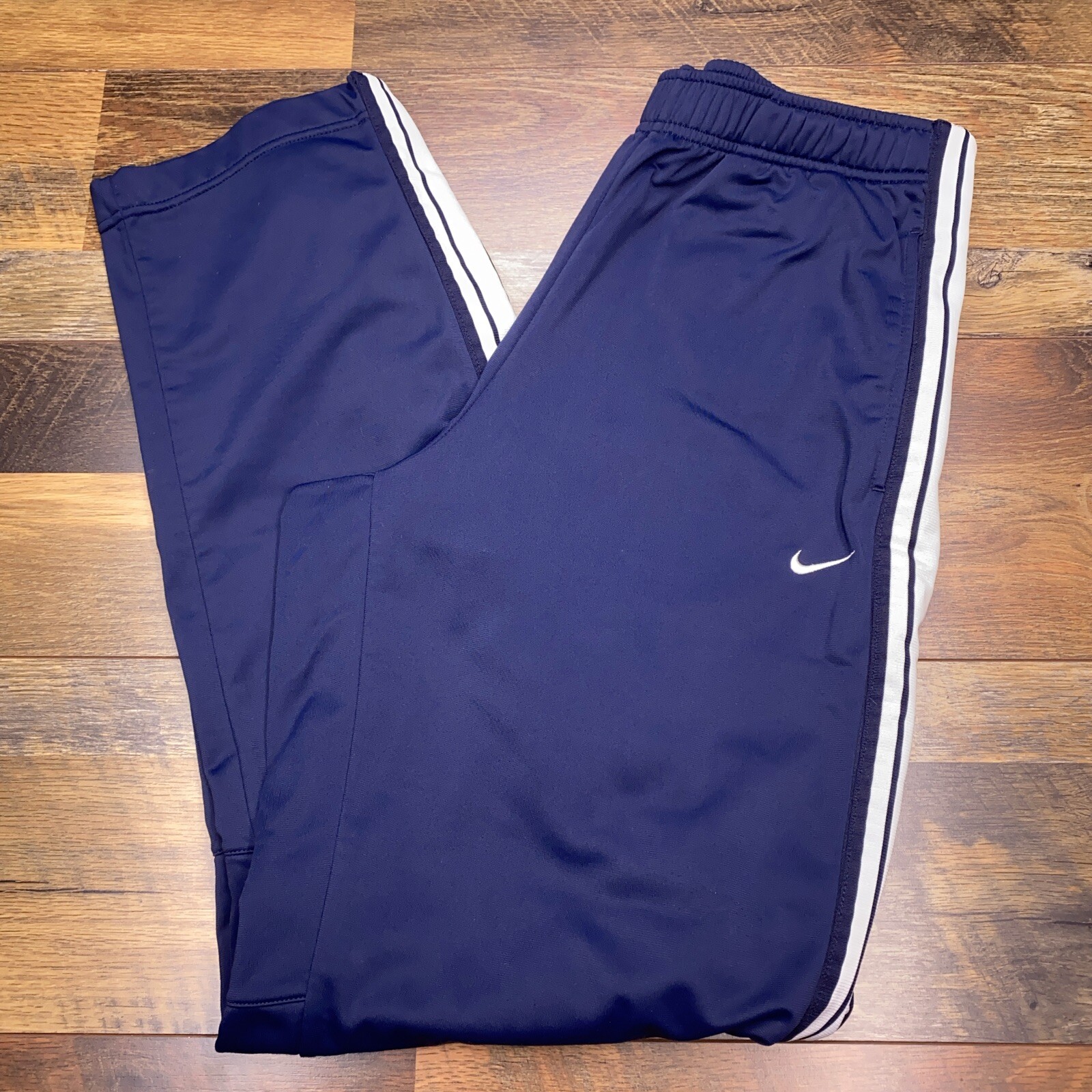 vintage nike track pants blue