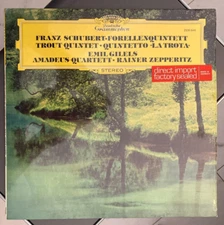 DG Schubert / Trout Quintet / Forellen Quintett / Amadeus Quartett NM  Fast Ship