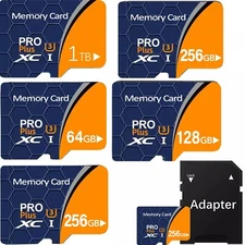 Wholesale 1/5/10PCS 32GB 64GB 128GB 256GB C10 Ultra Micro SD Card Memory TF Card