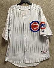 Majestic Authentic Mens Chicago Cubs Geovany Soto Baseball Jersey Size 52