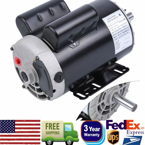 5 HP 3450 RPM Air Compressor 60 Hz Electric Motor 208-230 V Century 7/8'' Shaft