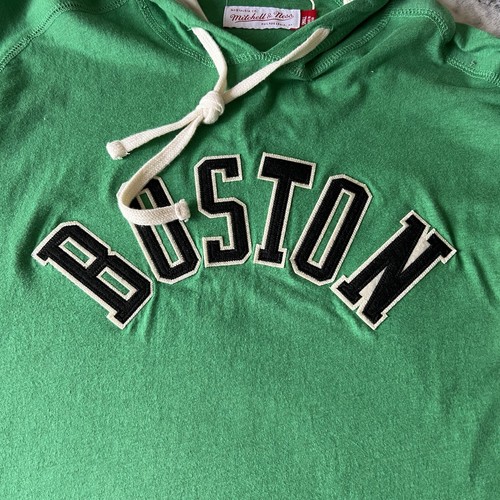 NUEVO CON ETIQUETAS Boston Celtics Mitchell & Ness NBA Sudadera con Capucha Delgada de Verano S - Imagen 6 de 24