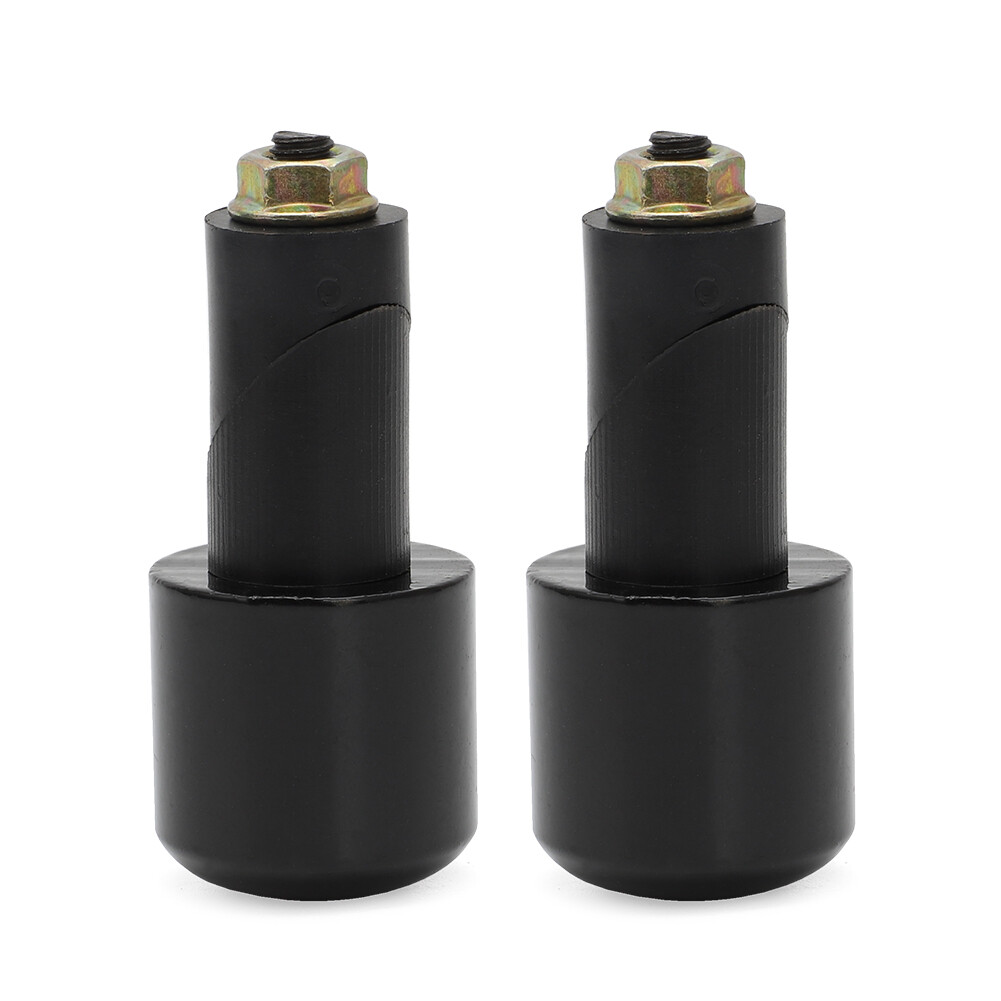 7/8" 22mm Handle Bar Ends Heavy Weight Reducing Grip Plugs Solid Iron For Honda