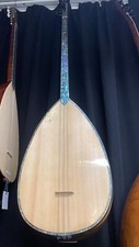 Oyma Dut Sedef islemeli Uzun Sap Profi Saz Baglama Live Studio Sazi